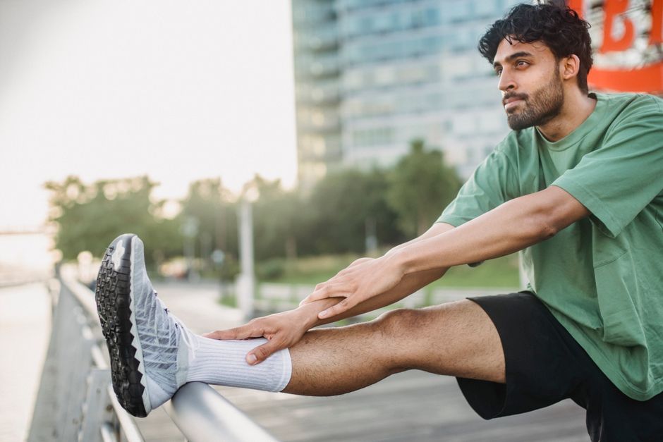 A gentle warm-up and cool-down protect your joints