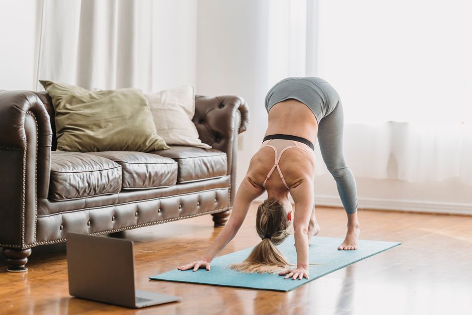 Downward dog stretches the entire back of the body