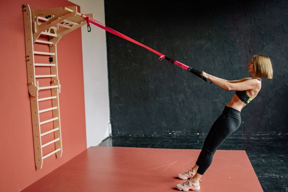 resistance band workout budget home gym